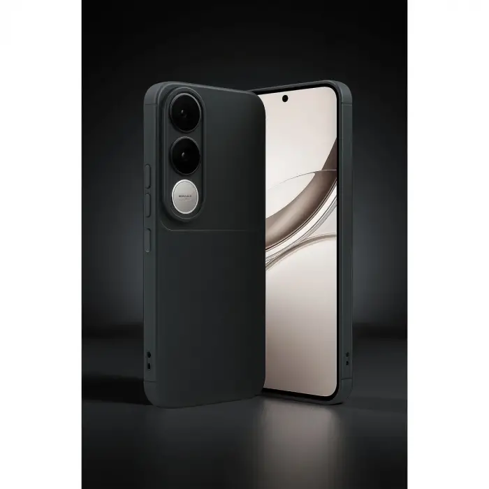 Vivo V50 Lite 4g Auto Focus Karbon Kapak - Kahverengi
