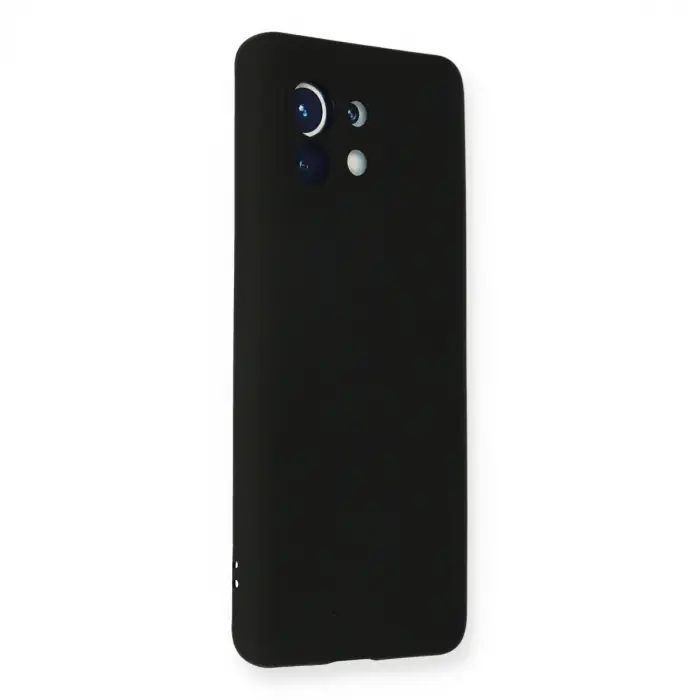 Xiaomi Mi 11 Kılıf Nano İçi Kadife Silikon - Siyah