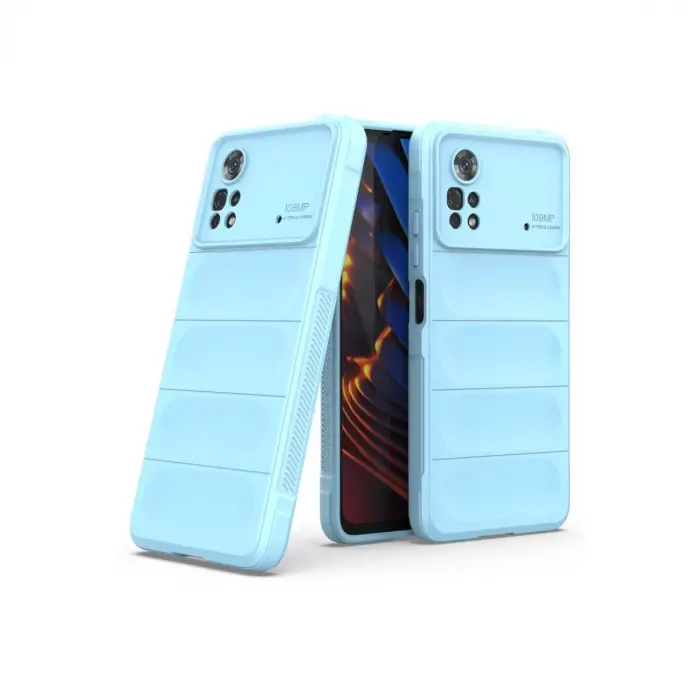 Xiaomi Poco X4 Pro 5g Kılıf Optimum Silikon - Sky Blue