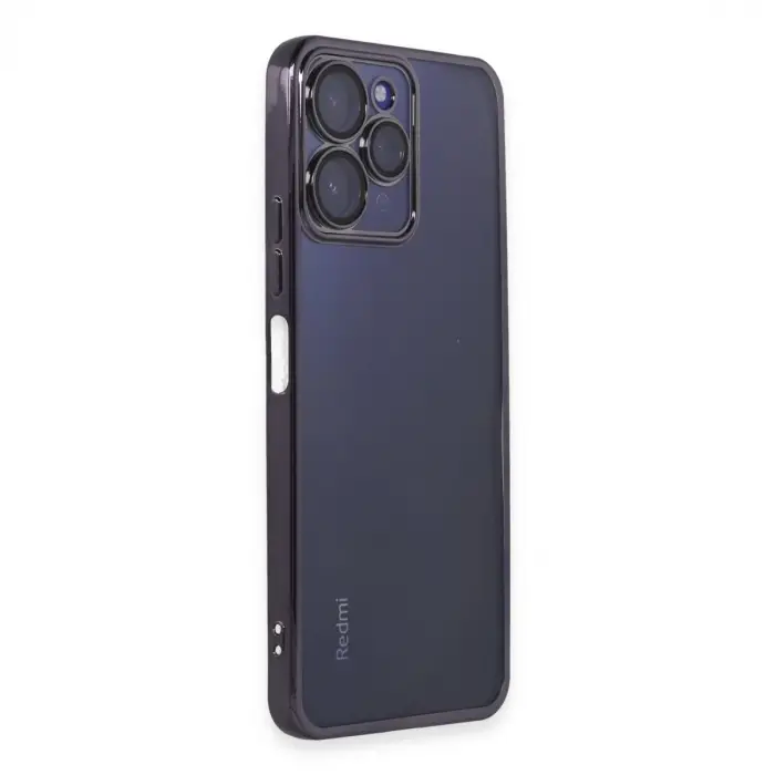 Xiaomi Redmi 12 Kılıf Razer Lensli Silikon - Mor