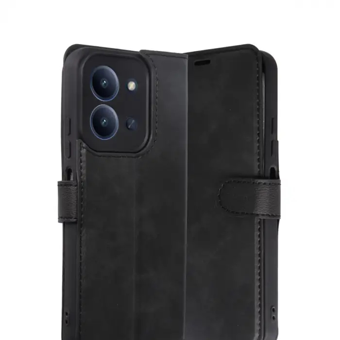 Xiaomi Redmi 15c 4g Trend S Plus Kapaklı Kılıf - Siyah