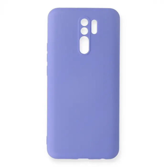 Xiaomi Redmi 9 Kılıf Nano İçi Kadife Silikon - Lila