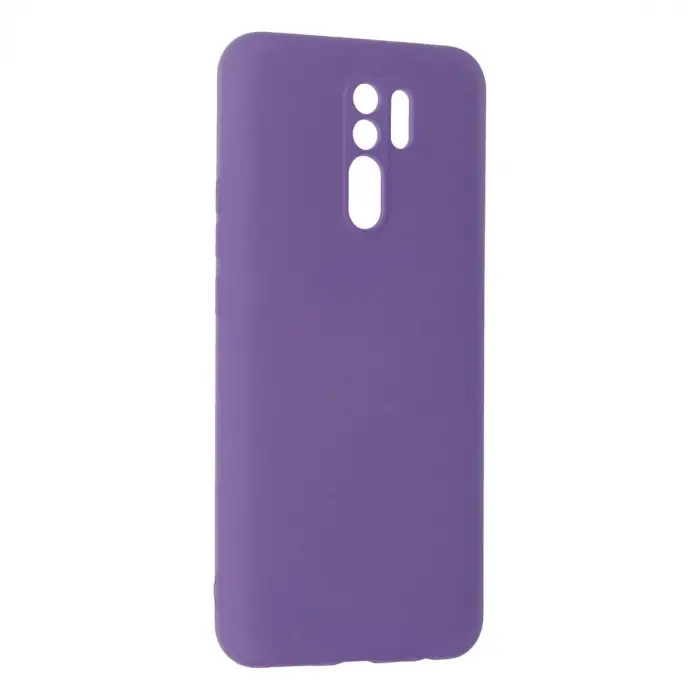 Xiaomi Redmi 9 Kılıf Nano İçi Kadife Silikon - Mor