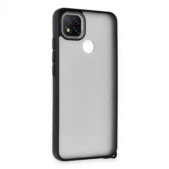 Xiaomi Redmi 9c Kılıf Elegant Kapak - Siyah