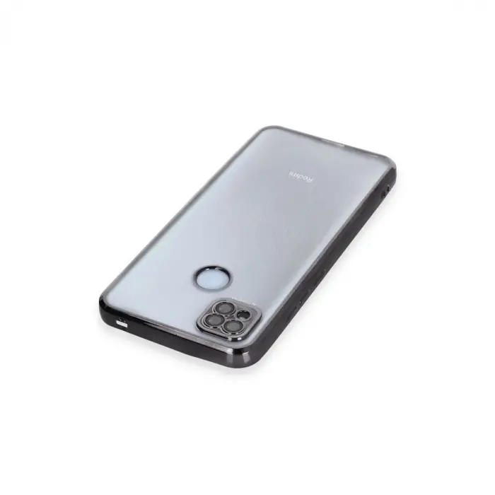 Xiaomi Redmi 9c Kılıf Razer Lensli Silikon - Siyah