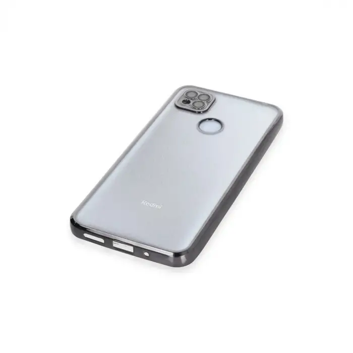 Xiaomi Redmi 9c Kılıf Razer Lensli Silikon - Siyah