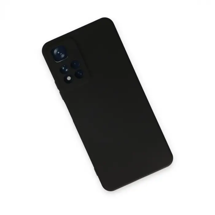 Xiaomi Redmi Note 11 Pro Plus 5g Kılıf Nano İçi Kadife Silikon - Siyah