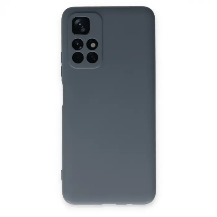 Xiaomi Redmi Note 11t Kılıf Nano İçi Kadife Silikon - Gri