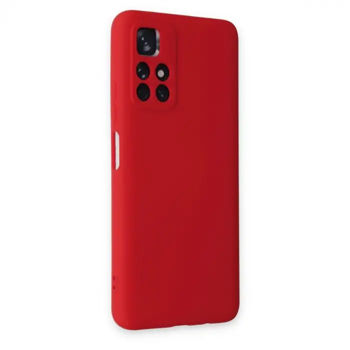 Xiaomi Redmi Note 11t Kılıf Nano İçi Kadife Silikon - Kırmızı