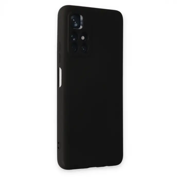 Xiaomi Redmi Note 11t Kılıf Nano İçi Kadife Silikon - Siyah