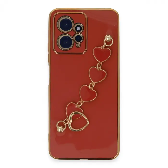 Xiaomi Redmi Note 12 4g Kılıf Esila Silikon - Kırmızı