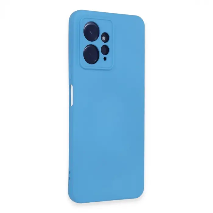 Xiaomi Redmi Note 12 4g Kılıf Nano İçi Kadife Silikon - Mavi