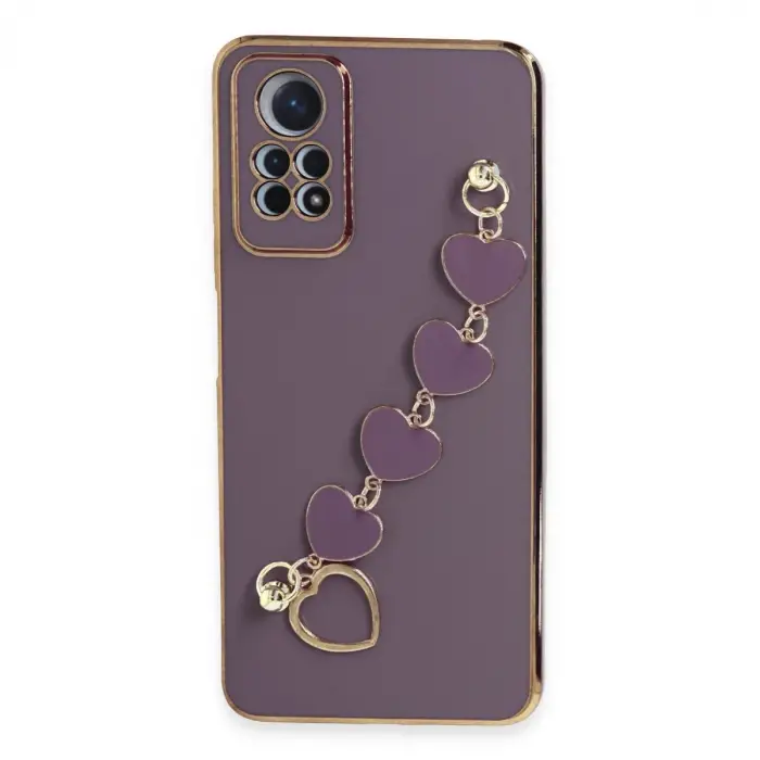 Xiaomi Redmi Note 12 Pro 4g Kılıf Esila Silikon - Mor