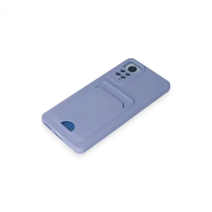 Xiaomi Redmi Note 12 Pro 4g Kılıf Kelvin Kartvizitli Silikon - Lila
