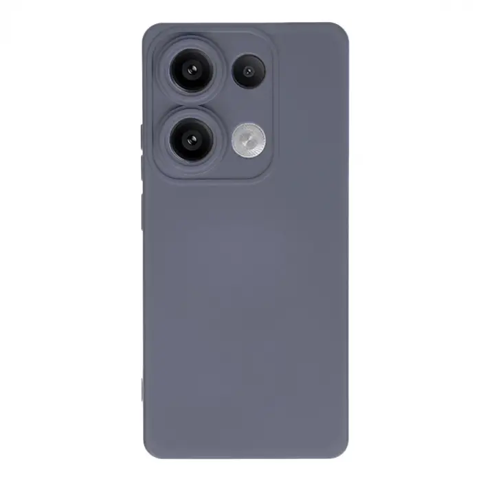 Xiaomi Redmi Note 13 Pro 4g Kılıf Nano İçi Kadife Silikon - Gri