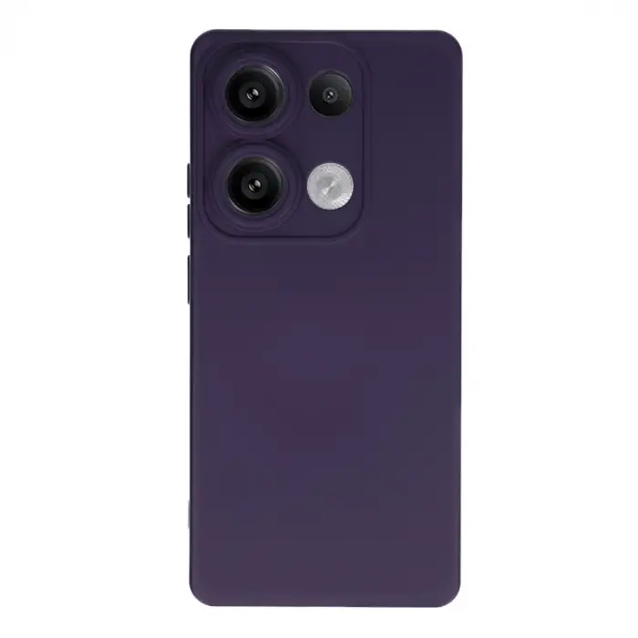 Xiaomi Redmi Note 13 Pro 4g Kılıf Nano İçi Kadife Silikon - Mor