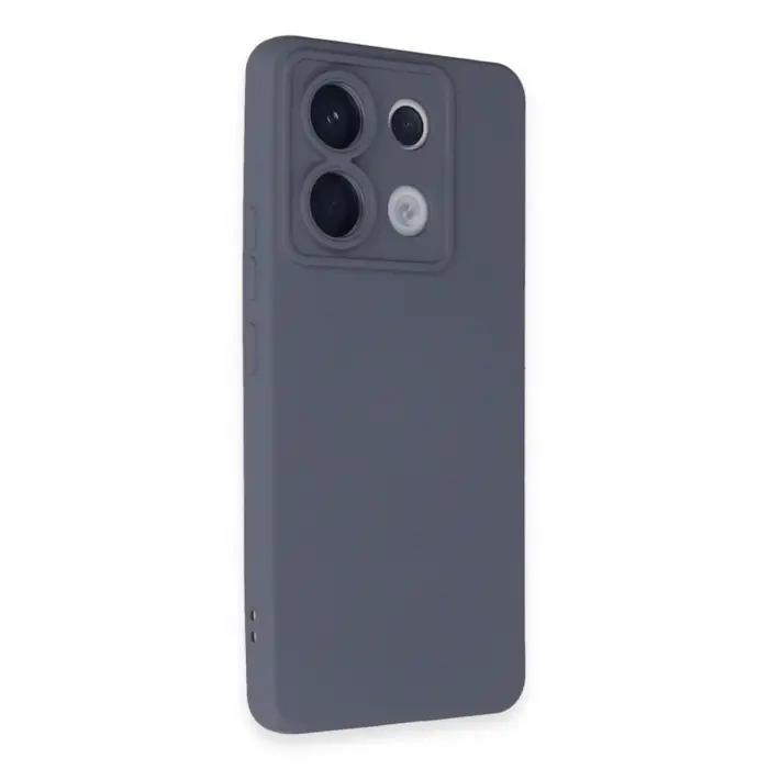 Xiaomi Redmi Note 13 Pro 5g Kılıf Nano İçi Kadife Silikon - Gri