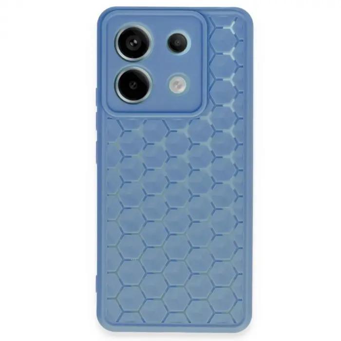 Xiaomi Redmi Note 13 Pro 5g Kılıf Petek Silikon Kapak - Mavi
