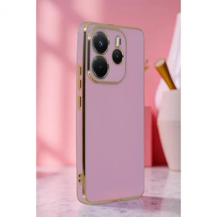 Xiaomi Redmi Note 14 4g Kılıf Volet Silikon - Mor