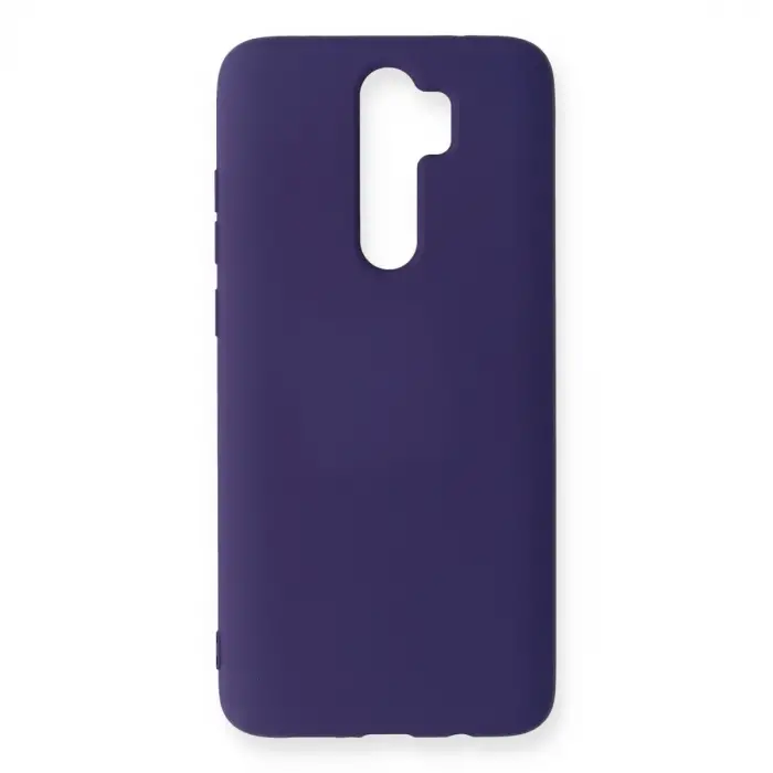 Xiaomi Redmi Note 8 Pro Kılıf Nano İçi Kadife Silikon - Mor