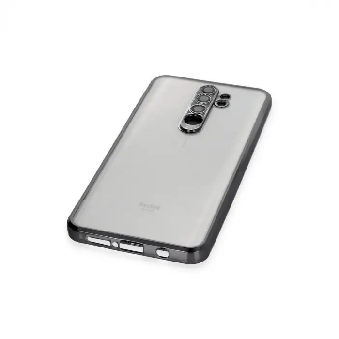 Xiaomi Redmi Note 8 Pro Kılıf Razer Lensli Silikon - Siyah