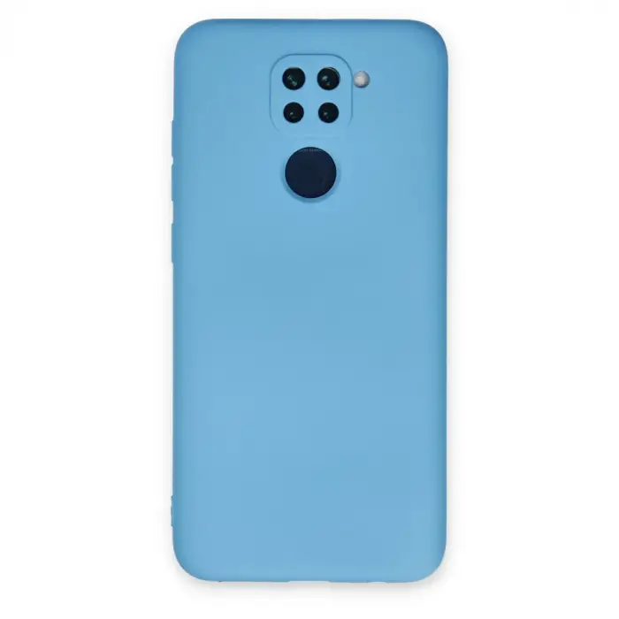 Xiaomi Redmi Note 9 Kılıf Nano İçi Kadife Silikon - Mavi