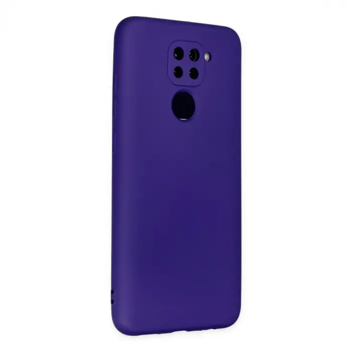 Xiaomi Redmi Note 9 Kılıf Nano İçi Kadife Silikon - Mor