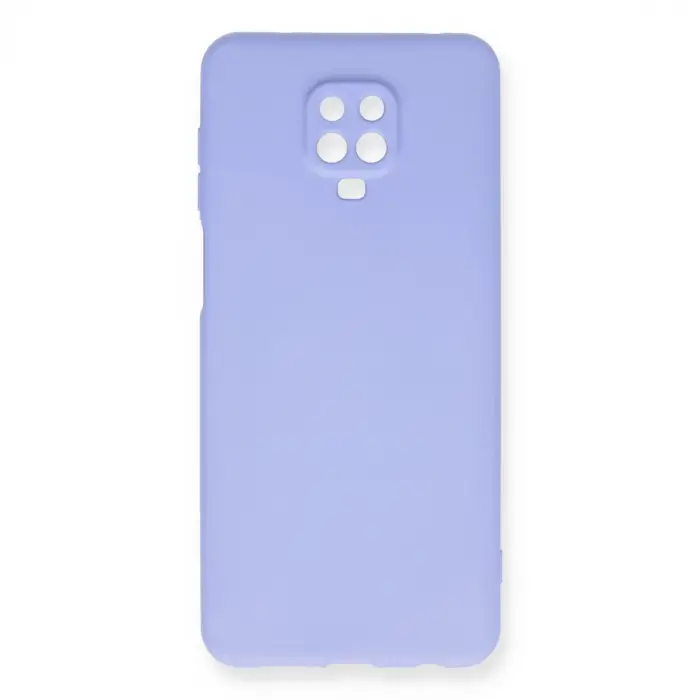 Xiaomi Redmi Note 9 Pro Kılıf Nano İçi Kadife Silikon - Lila