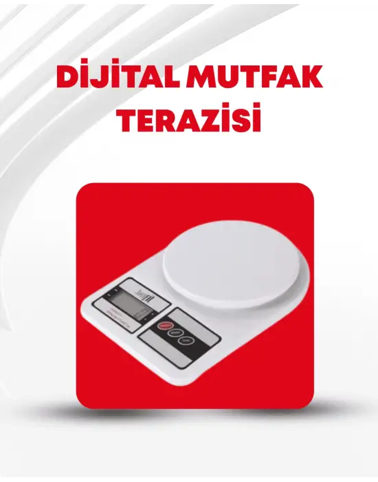 10 Kg Kapasiteli Lcd Ekranlı Dijital Mutfak Tartıs