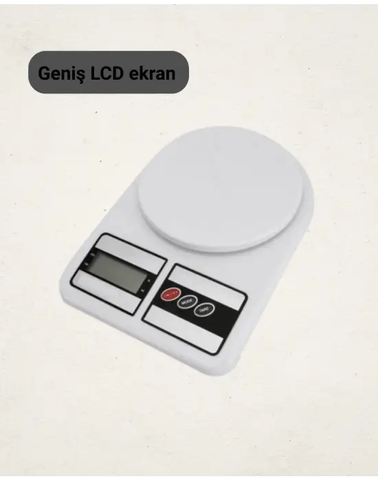 10 Kg Kapasiteli Lcd Ekranlı Dijital Mutfak Tartıs