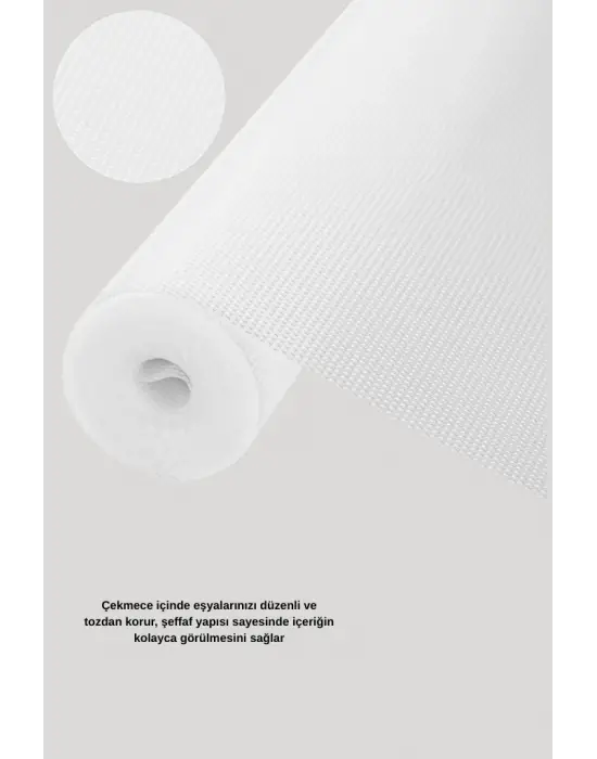 10 Metre Silikon Tabanlı Şeffaf Çekmece Düzenleyici Aparat