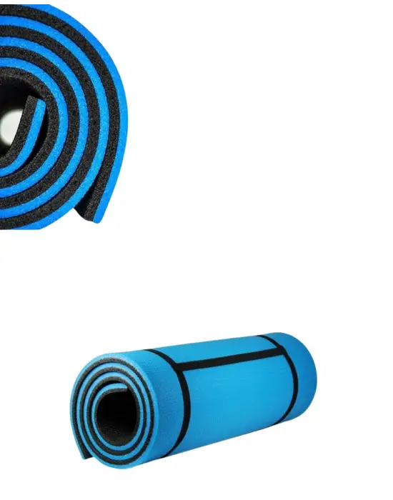 10mm Yoga Matı Mavi