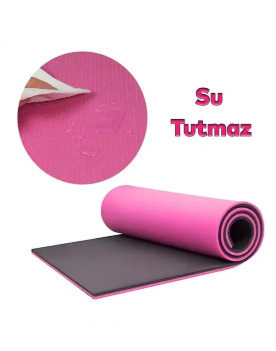 10mm Yoga Matı Pembe