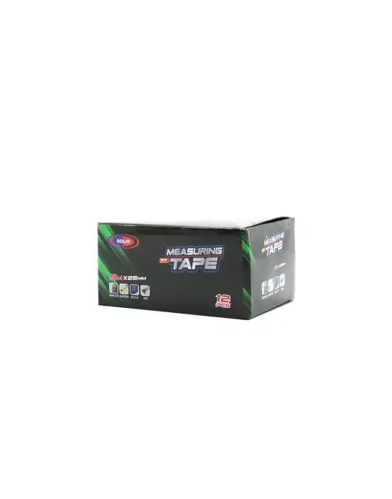 12 Adet Measurıng Tape 5mtx25mm Şerit Metre