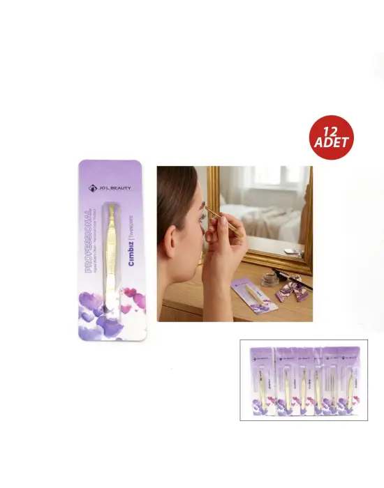 12 Adet Sarı Cımbız