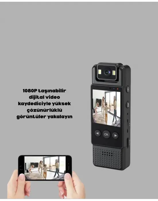 128gb Destekli Hareket Algılamalı Mini Kamera