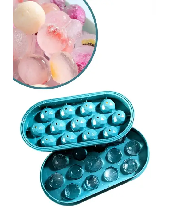 13 Bölmeli Kristal Buz Yapma Kalıbı