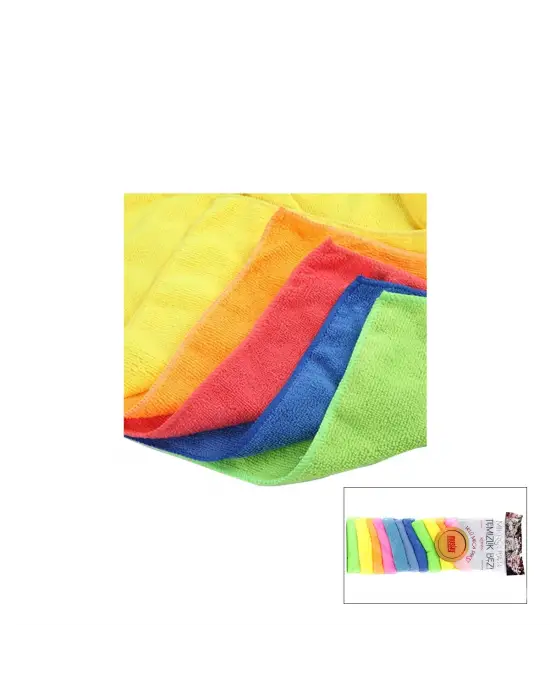 14pcs Mikrofiber Temizlik Bezi 30x30cm