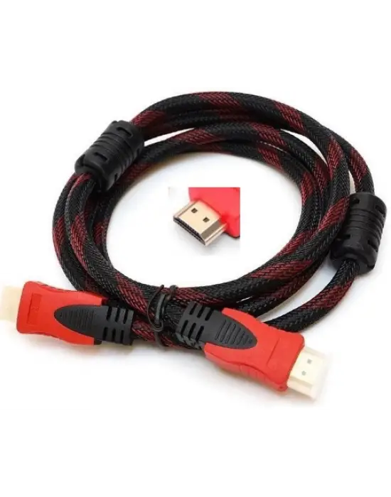 15 Metre Örgülü HDMI Kablo
