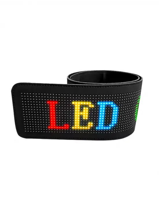16x96 Led Yazı Paneli 60 Cm Esnek Rgb Işıklı Programlanabilir Ekran