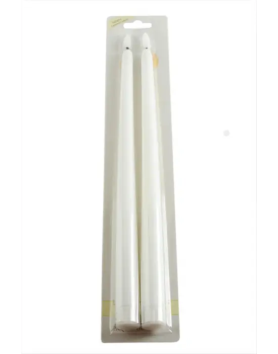 2 Adet Işıklı Şamdan Mum 34 cm