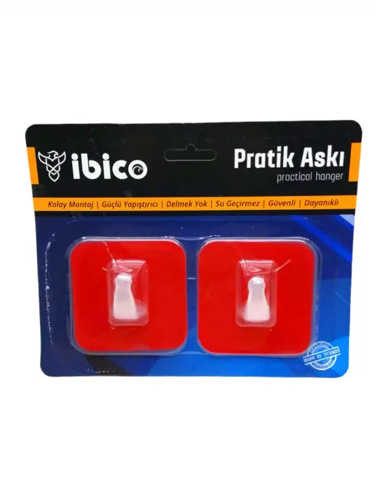 2 Parça  Pratik Yapışkan Askı