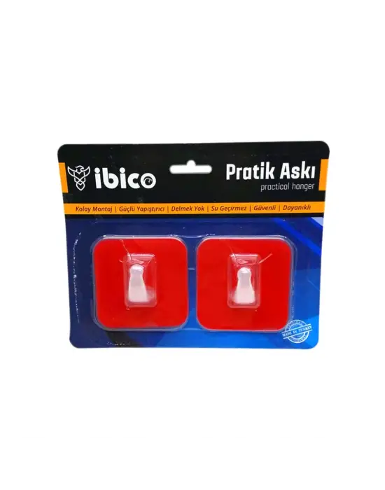 2 Parça  Pratik Yapışkan Askı