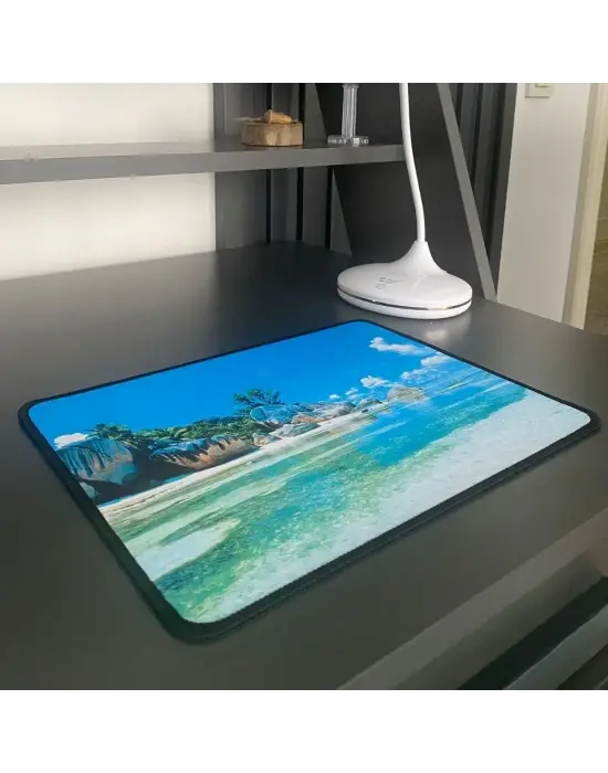 25x32 cm Küçük Boy Mouse Pad Manzara Ada