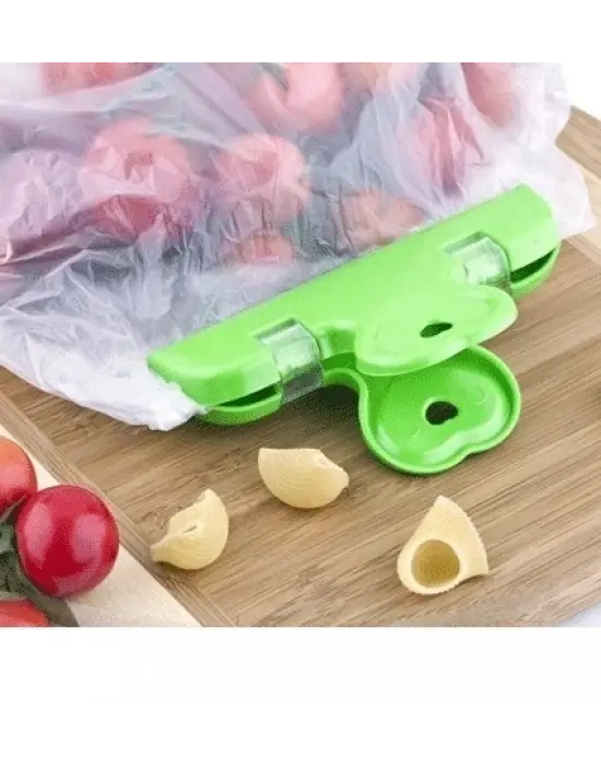 2li Pratik Torba Paket Ve Poşet Kapatıcı Kilitli Klips Mandal