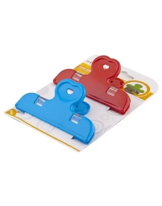 2li Pratik Torba Paket Ve Poşet Kapatıcı Kilitli Klips Mandal