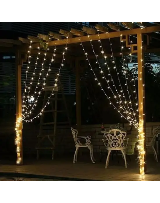 2x2 Metre 320 Led 8 Fonskiyonlu Dekoratif Led Günışığı Perde