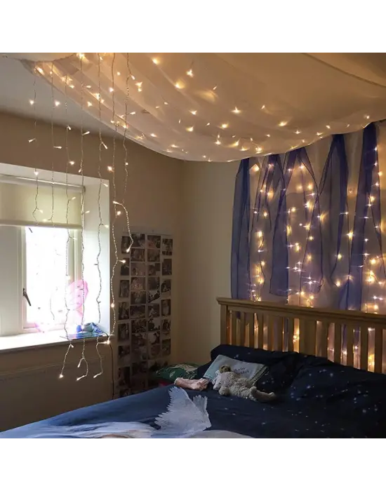 2x2 Metre 320 Led 8 Fonskiyonlu Dekoratif Led Günışığı Perde