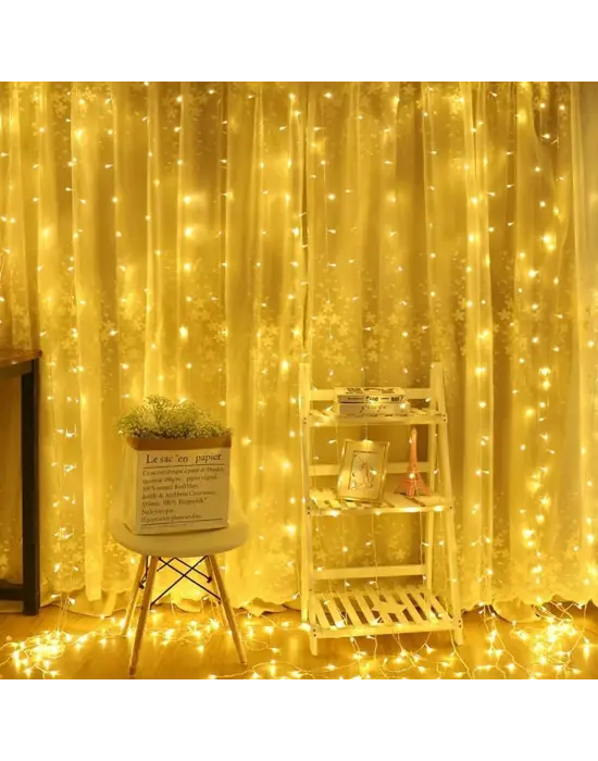 2x2 Metre 320 Led 8 Fonskiyonlu Dekoratif Led Günışığı Perde