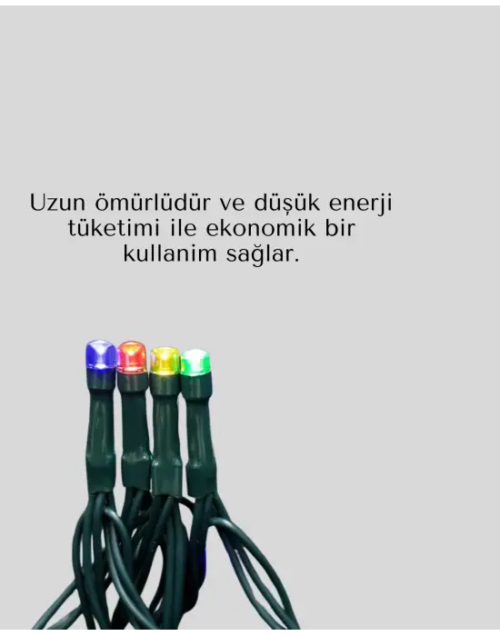 2x2 Metre Pil İle Çalışan Perde Led Işık – 8 Modlu Dekoratif